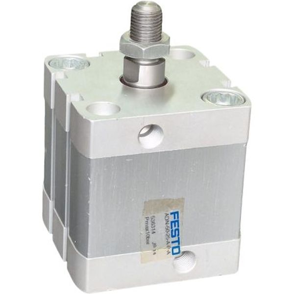 diâmetro 50mm, curso 25mm, dupla ação, rosca externa, detecção de posição, camisa liga de alumínio, vedações TPE-U