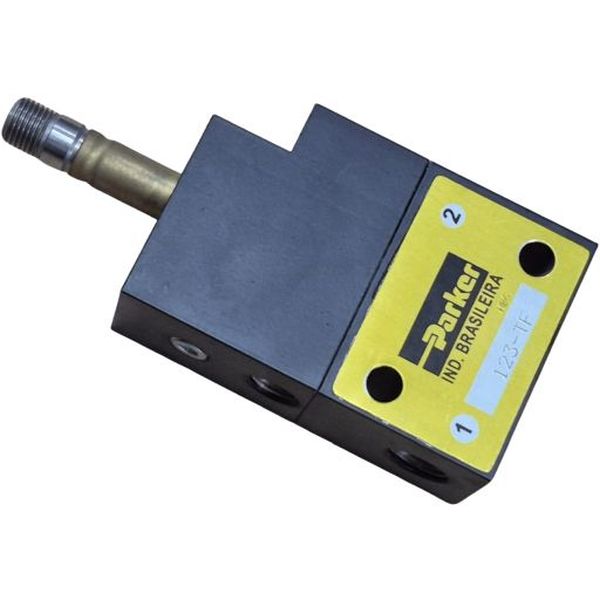 3/2 vias, rosca 3/8npt, simples solenóide,tensão 24VCC (TF), faixa de pressão 0~150psig, fluidos ar / gases não corrosivos