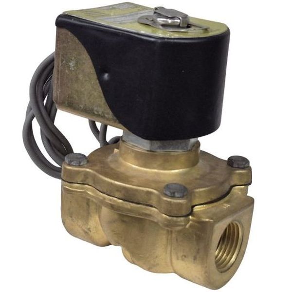 Válvula solenóide 2/2 vias NF, corpo sólido com conexão 1/4