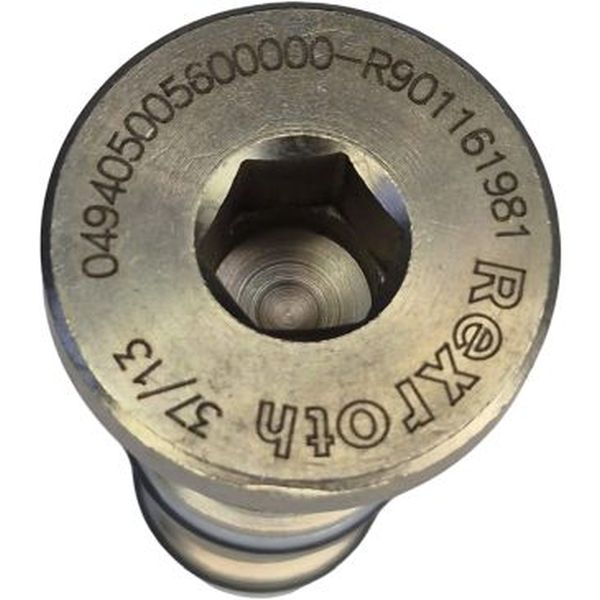 Válvula de retenção R901161981 S38351. Impede o fluxo reverso em sistemas hidráulicos, garantindo segurança e eficiência na operação - REXROTH