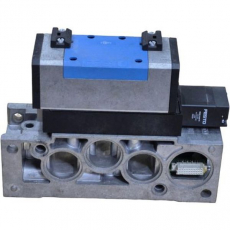 Válvula pneumática J-5/2-D-3-C, placa intermediária MUH-ZP-D-3-L-24G - FESTO seminovas