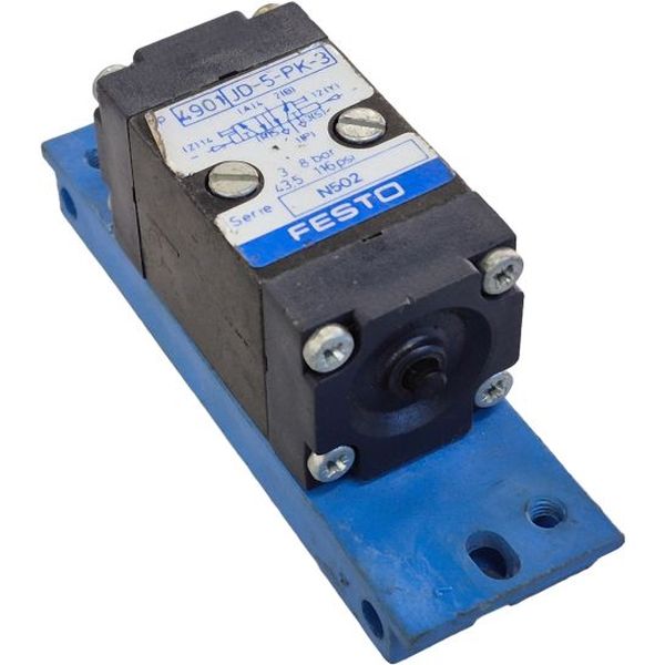 5/2 vias, válvula com conexão rosca PK-3, pressão máxima de trabalho 8bar, meio ar comprimido