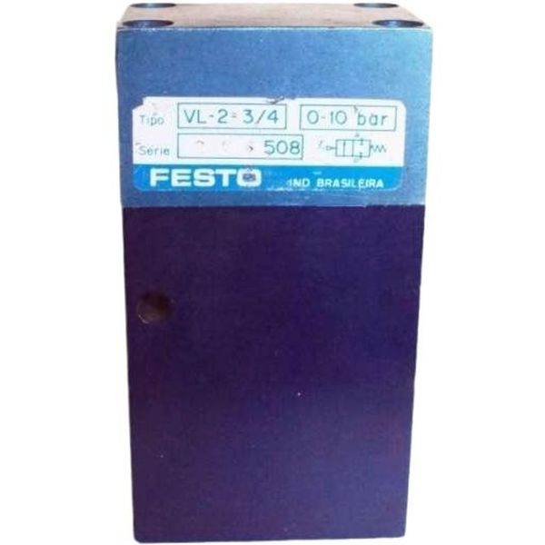 2/2 vias, conexão G3/4, acionamento pneumático / retorno mola, pressão 10bar, corpo alumínio