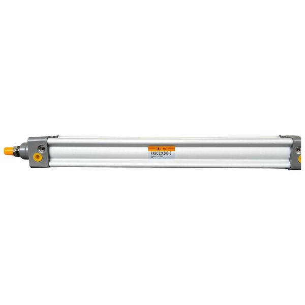 Cilindro pneumático 32x300mm, pressão de 9 bar, velocidade de 800 mm/s