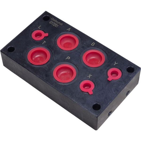 subplaca para válvula hidráulica, manifold, base para válvula, subplaca para válvulas industriais

