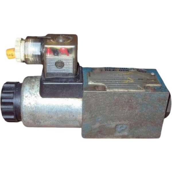 pressão máxima 350bar, 4 conexões úteis, tamanho 6, centro D,  Série 6X, 24V, com acionamento de emergência coberto, sem conector