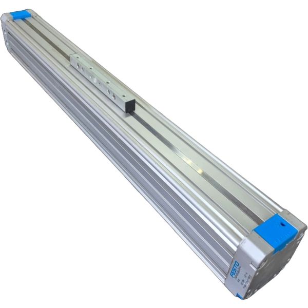 diâmetro de63 mm, curso de 550 mm, amortecimento pneumático PPVA ajustável nas duas extremidades, detecção de posição