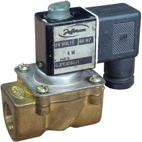 bobina 24 volts 60Hz 6W  encapsulada e com plugue , material do corpo latão