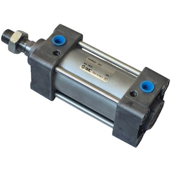 Série MB, auto switch, dupla ação, modelo básico, diâmetro 50mm, curso 50mm, com tirantes, pressão máxima 1MPa, fluido ar