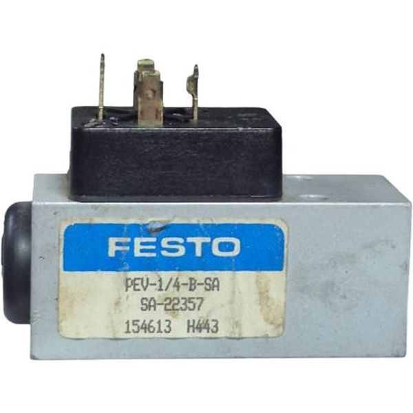 SA-22357, conexão G1/4, pressão máxima 12 bar, meio ar comprimido filtrado