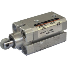 Cilindro pneumático com rolete RSDQB12-10DR - SMC seminovo