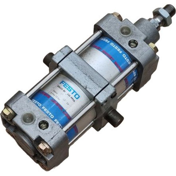 diâmetro 80mm, curso 100mm, conexão rosca G3/8, detecção de posição, camisa alumínio anodizado, vedações poliuretano