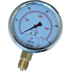Man&ocirc;metro 11353100L 3750psi 250kgf/cm2 - WIKA