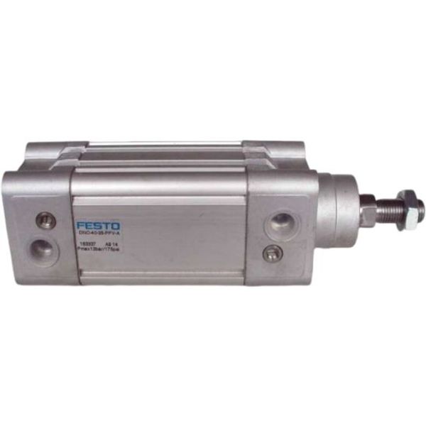 diâmetro 40mm, curso 25mm, dupla ação, amortecimento pneumático regulável de fim de curso, detecção de posição, ISO 15552, ranhura para sensor