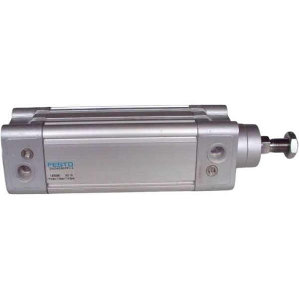 diâmetro 40mm, curso 60mm, dupla ação, amortecimento pneumático regulável de fim de curso, detecção de posição, ISO 15552, ranhura para sensor