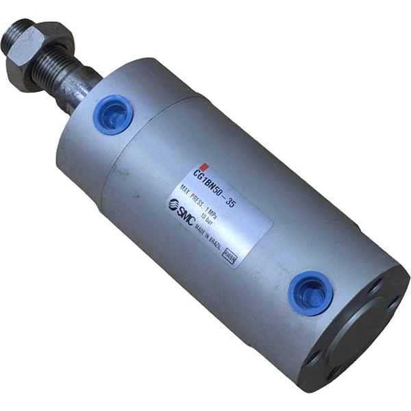 diâmetro 50mm, curso 35mm, pressão máxima 1,0MPa, corpo redondo, dupla ação, haste simples