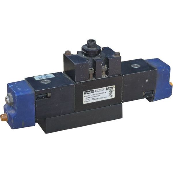 Série H, 4/3vias, pressão máxima 150psi, atuação duplo solenóide, 24VDC 2,5W, 