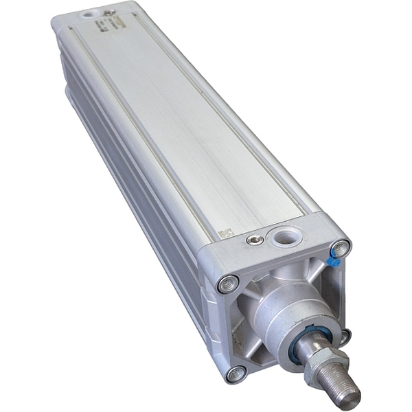diâmetro 100mm, curso 400mm, dupla ação, amortecimento pneumático regulável de fim de curso, detecção de posição, ISO 15552, ranhura para sensor