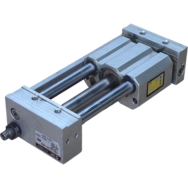 diâmetro 10mm, curso 250mm, sem haste, guiado, pressão máxima 100psi