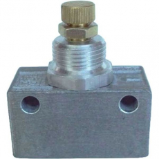 Válvula reguladora de fluxo unidirecional 1/4X1/4 GRA-1/4-B 6509 - FESTO seminovo