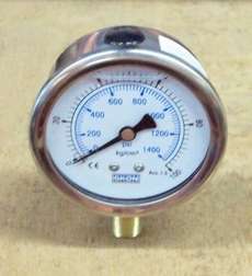 Manômetro 1400psi 100Kg/cm2 com glicerina - SKON Manômetro 1400psi 100Kg/cm2 com glicerina - SKON