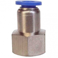 Conexão reta 1/4X6 rosca fêmea