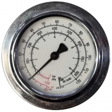 Man&ocirc;metro 3 escalas: 24bar 2400kPa 350psi seminovo