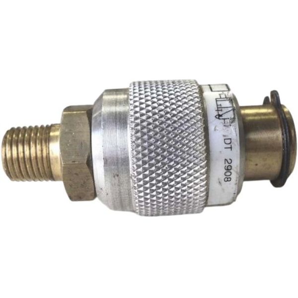 conexão rosca 1/4NPT, corpo latão, vedações NBR
