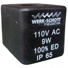 Bobina pneumática 110VAC 9W - WERK SCHOTT