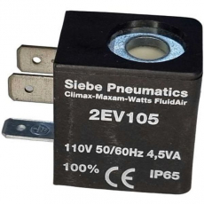 Bobina pneumática 2EV105 110V 50/60Hz - SIEBE PNEUMATICS (CLIMAX-MAXAM-WATTS FLUIDAIR)