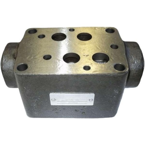tamanho 16, vazão 200 l/min, pressão de trabalho 31,5MPa, fluido óleo filtrado, temperatura do fluido -30...80oC, corpo com tratamento de superfície, vedações NBR