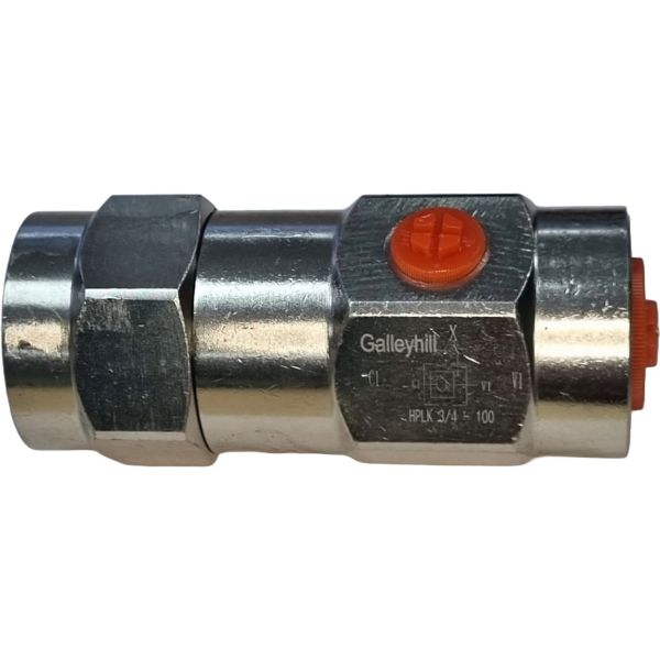 vazão máxima 100L/min, pressão 31,5MPa, piloto 3.8:1, corpo aço