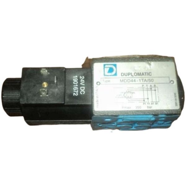 Série MDD44, CETOP 03, 4/2 vias, pressão máxima 350bar, fluxo máximo 50 l/min, corrente direta
