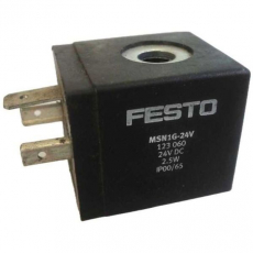 Bobina Pneumática MSN1G24V 24VDC 2,5W 123060 - FESTO seminova