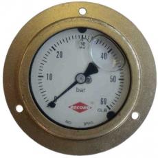 Man&ocirc;metro RECORD 60bar com flange seminovo