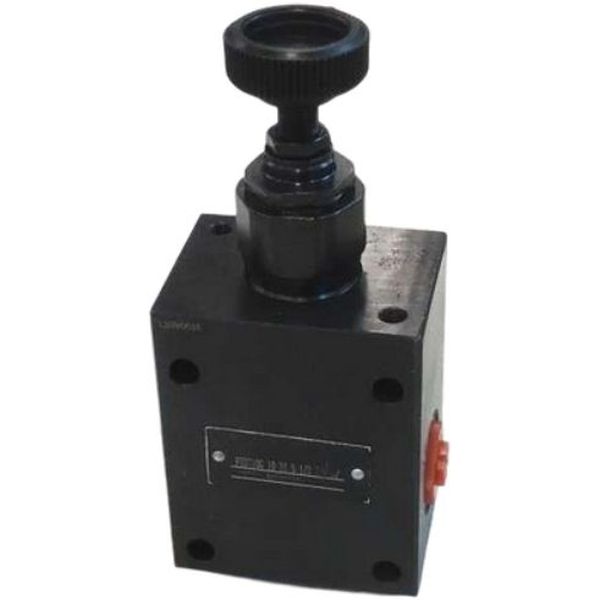 tamanho 10, conexão rosqueada, conexão G1/2, vazão máxima 80l/min, meio óleo filtrado, temperatura do fluido -20...70oC, corpo aço, vedações NBR