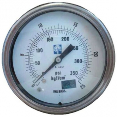 Man&ocirc;metro 350psi 25Kgf/cm2 - BIMETAL