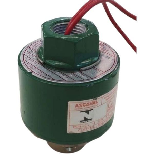 conexão rosca 1/8, tensão voltagem 110/120V, corpo de latão
