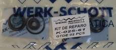 Kit de reparo K-025-61 para cilindro pneumático Série CWP - WERK SCHOTT