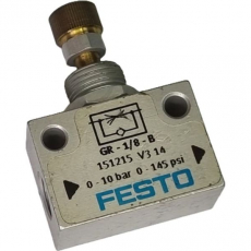 Válvula reguladora de fluxo unidirecional 1/8X1/8 GR-1/8-B 151215 - FESTO