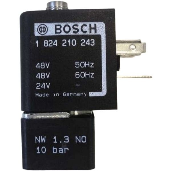 3/2 vias, conexão G1/8, acionamento elétrico, bobina 1824210243, pressão nominal 10bar, temperatura ambiente 50oC