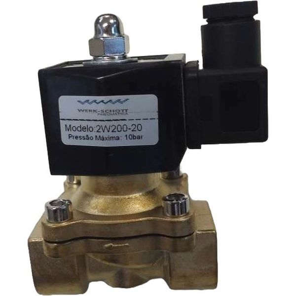 conexão G3/4, orifício 20mm, vazão 5Kv, corpo latão, vedações NBR