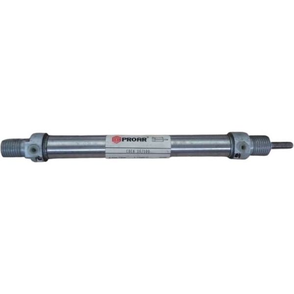 cilindro de dupla ação, diâmetro 16mm, curso 100mm, normalizado 6432, cilindro mini iso