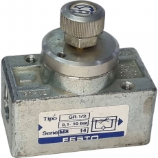Válvula reguladora de fluxo unidirecional 1/2X1/2 GR-1/2 - FESTO