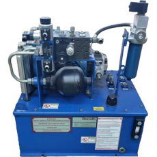 Unidade hidráulica REXROTH com acumulador de pressão