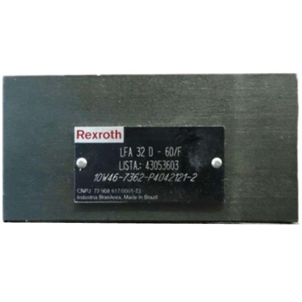 marca: REXROTH <br/> modelo: LFA32D60F <br/> estado: nova