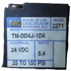 Bobina pneumática TM-DDAJ-1DA - MAC usada