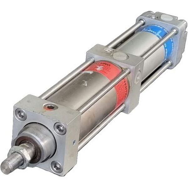diâmetro 40mm, curso 40mm, amortecimento ajustável nas posições finais, detecção de posição