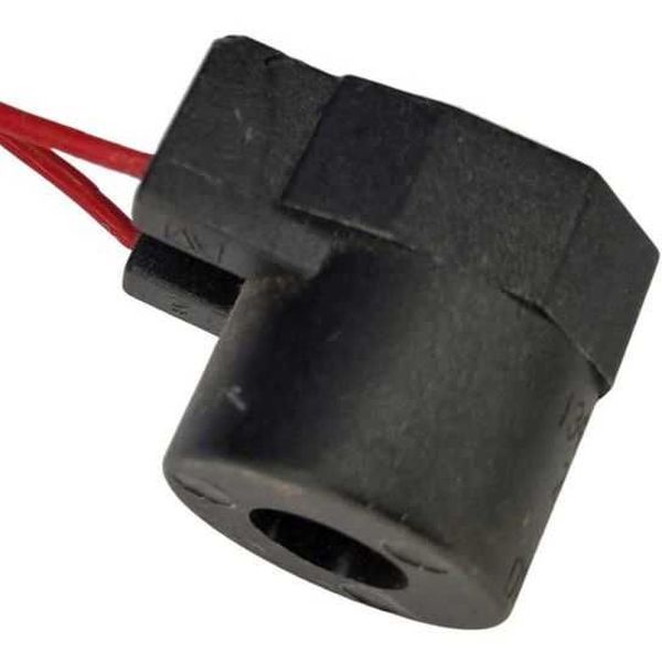 diâmetro do furo 9,5mm /altura 29mm, voltagem 24V/60Hz, potência 6,3W,  encapsulada, redonda, ligação elétrica com 2 fios