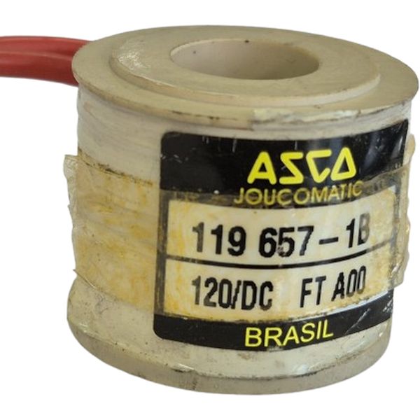 tensão 120DC, redonda, sem encapsulamento, ligação elétrica com fio, classe de isolamento F, classe de temperatura T 